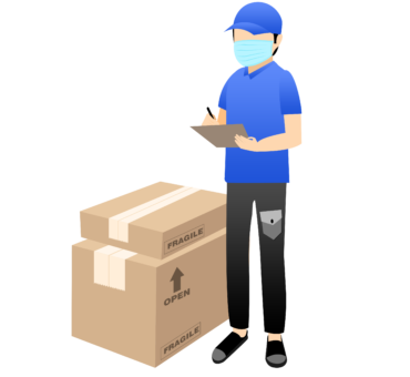 —Pngtree—package delivery courier vector_5537701
